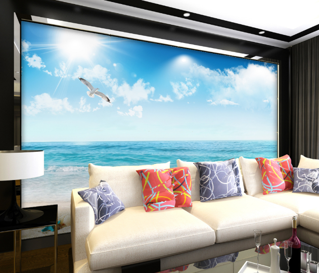 3D Boundless Sea 335 Wallpaper AJ Wallpaper