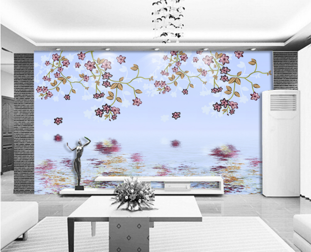 3D Small Flowers 332 Wallpaper AJ Wallpaper