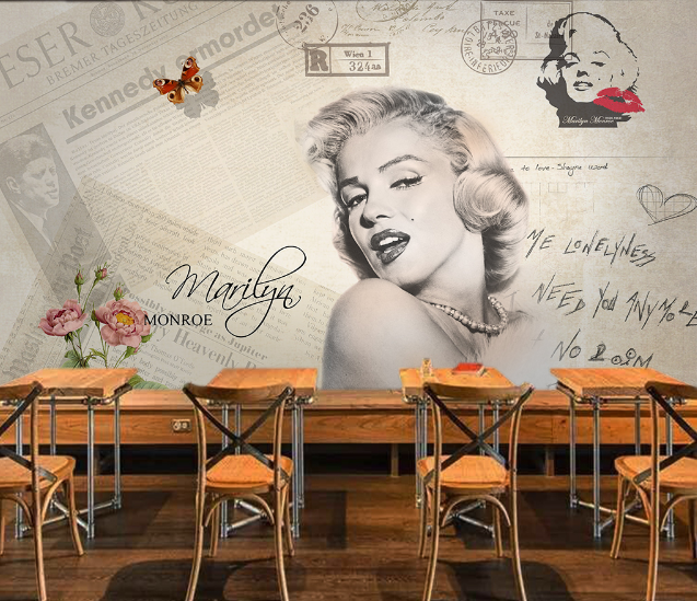 3D Newspaper Woman 305 Wallpaper AJ Wallpaper