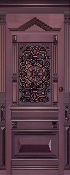 3D retro style door mural Wallpaper AJ Wallpaper