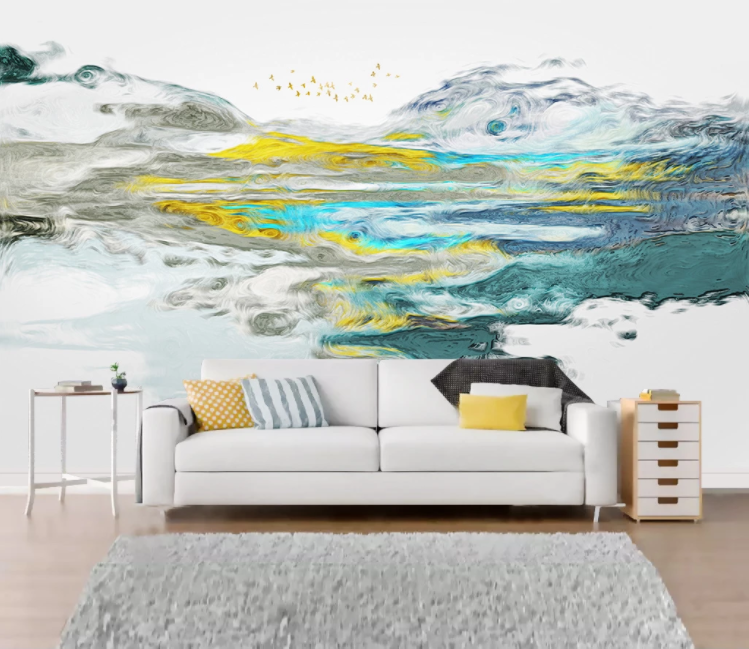 3D Abstract Wave WC2124 Wall Murals