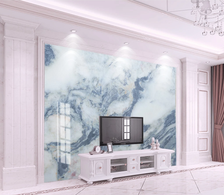 3D Black Marble WC1023 Wall Murals