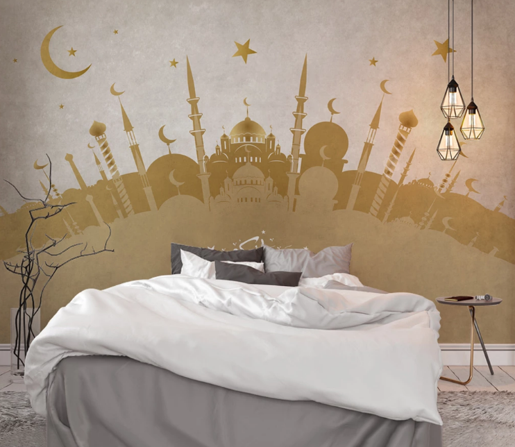 3D New York Architecture WC2368 Wall Murals