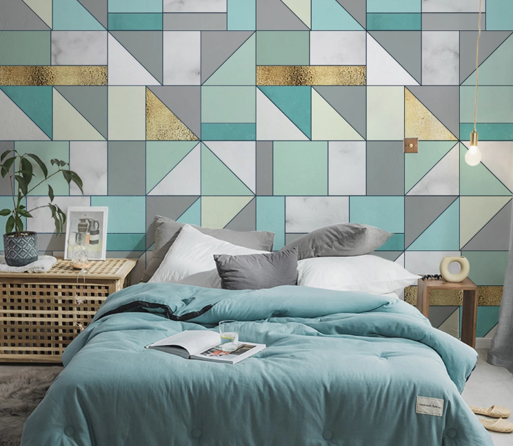 3D Small Triangle WC2204 Wall Murals