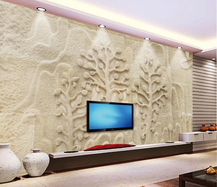 3D Carving Tree WC1035 Wall Murals