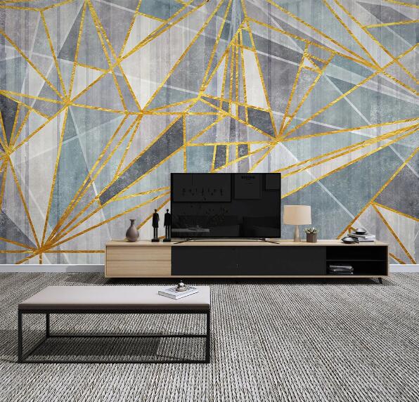 3D Triangle Brick WC1745 Wall Murals