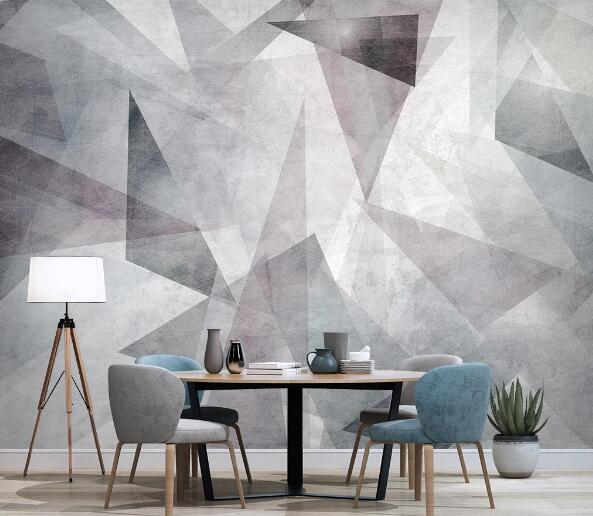 3D Triangle Shape WC1697 Wall Murals