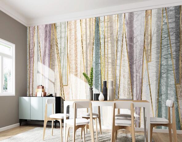 3D Color Forest WC1673 Wall Murals