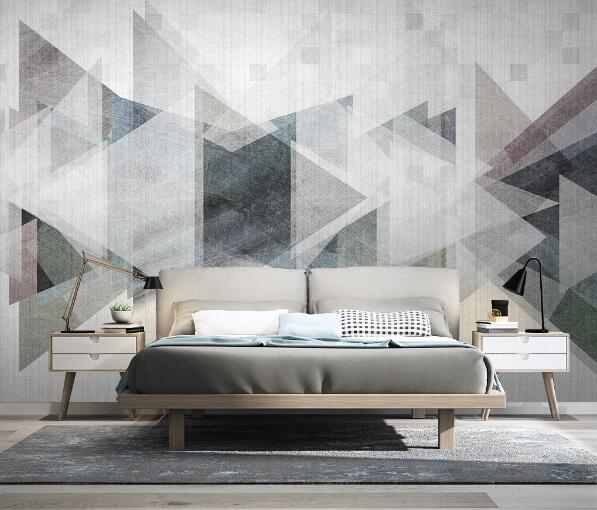 3D Triangle Shape WC1495 Wall Murals
