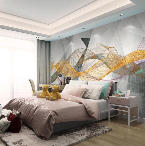 3D Graffiti Triangle WC1373 Wall Murals