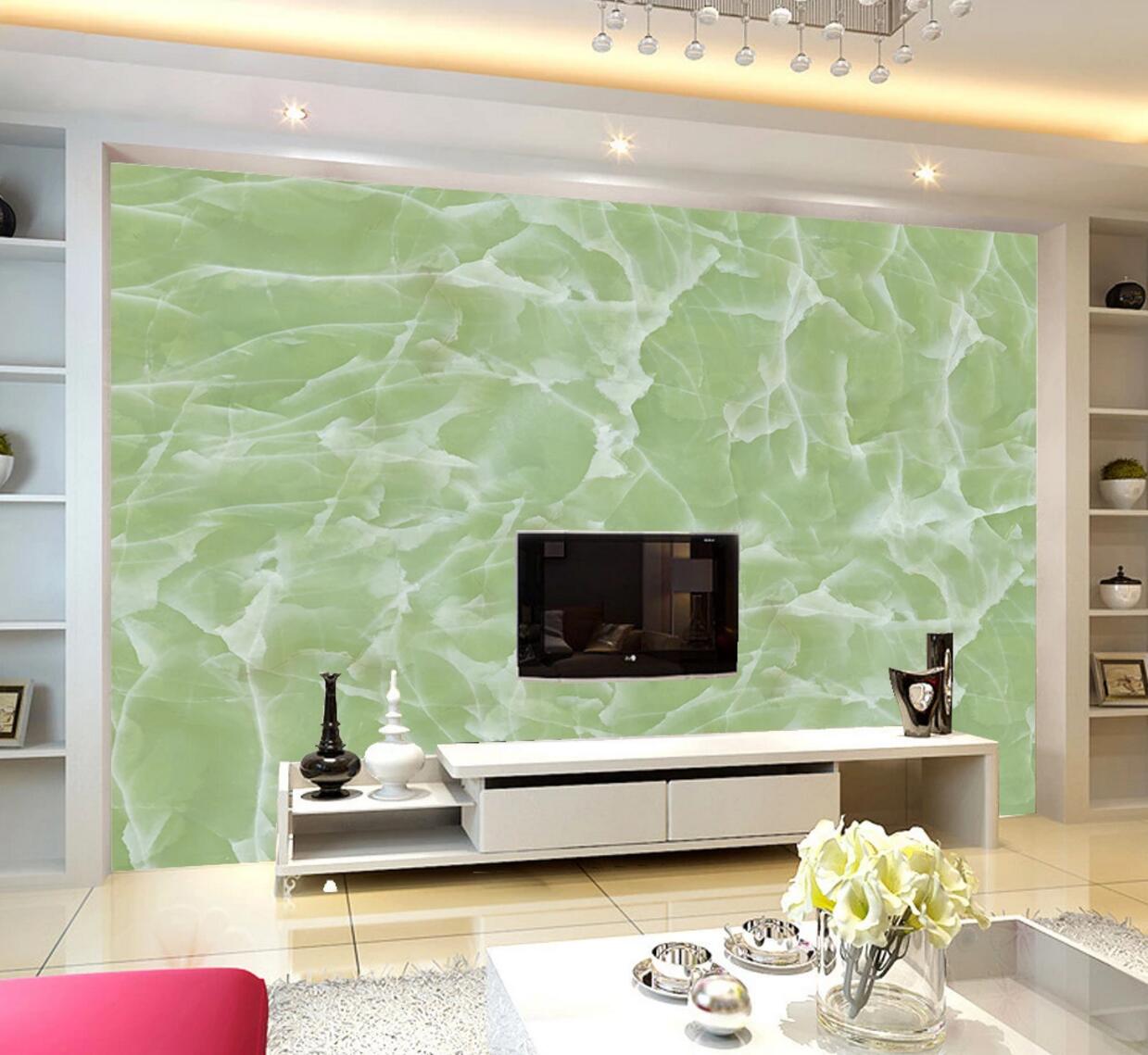 3D Jade Slab WC615 Wall Murals