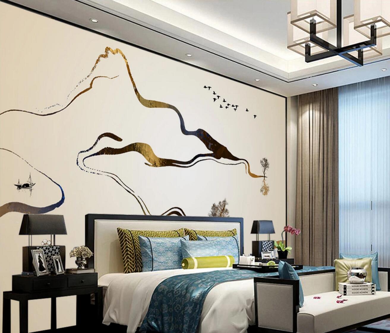 3D Tree Pattern WC672 Wall Murals