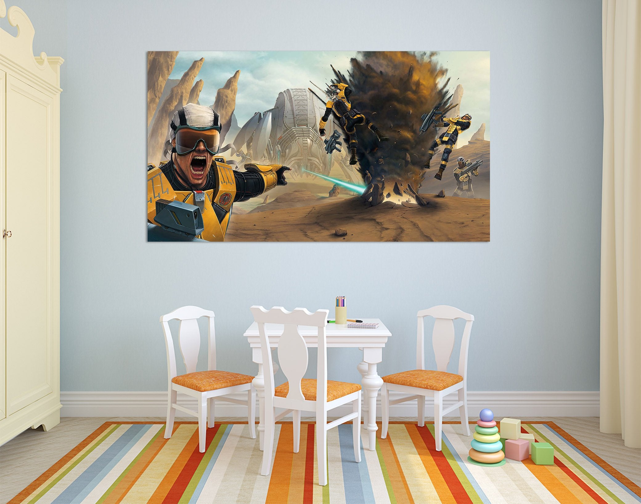 3D Battlefield 010 Vincent Hie Wall Sticker Wallpaper AJ Wallpaper 2