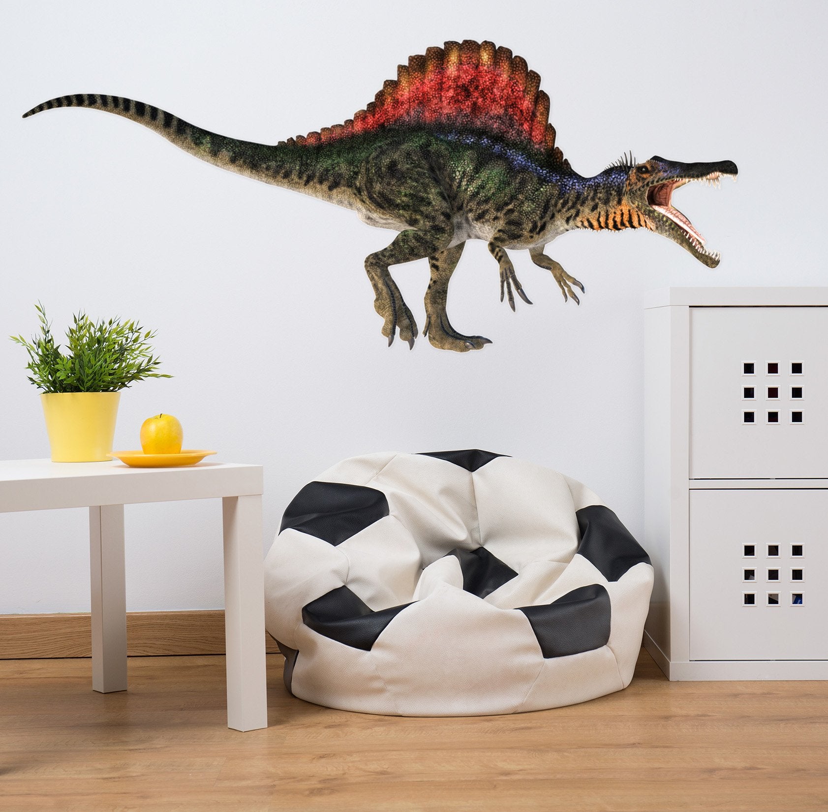 3D Open Mouthed Dinosaur 021 Animals Wall Stickers Wallpaper AJ Wallpaper