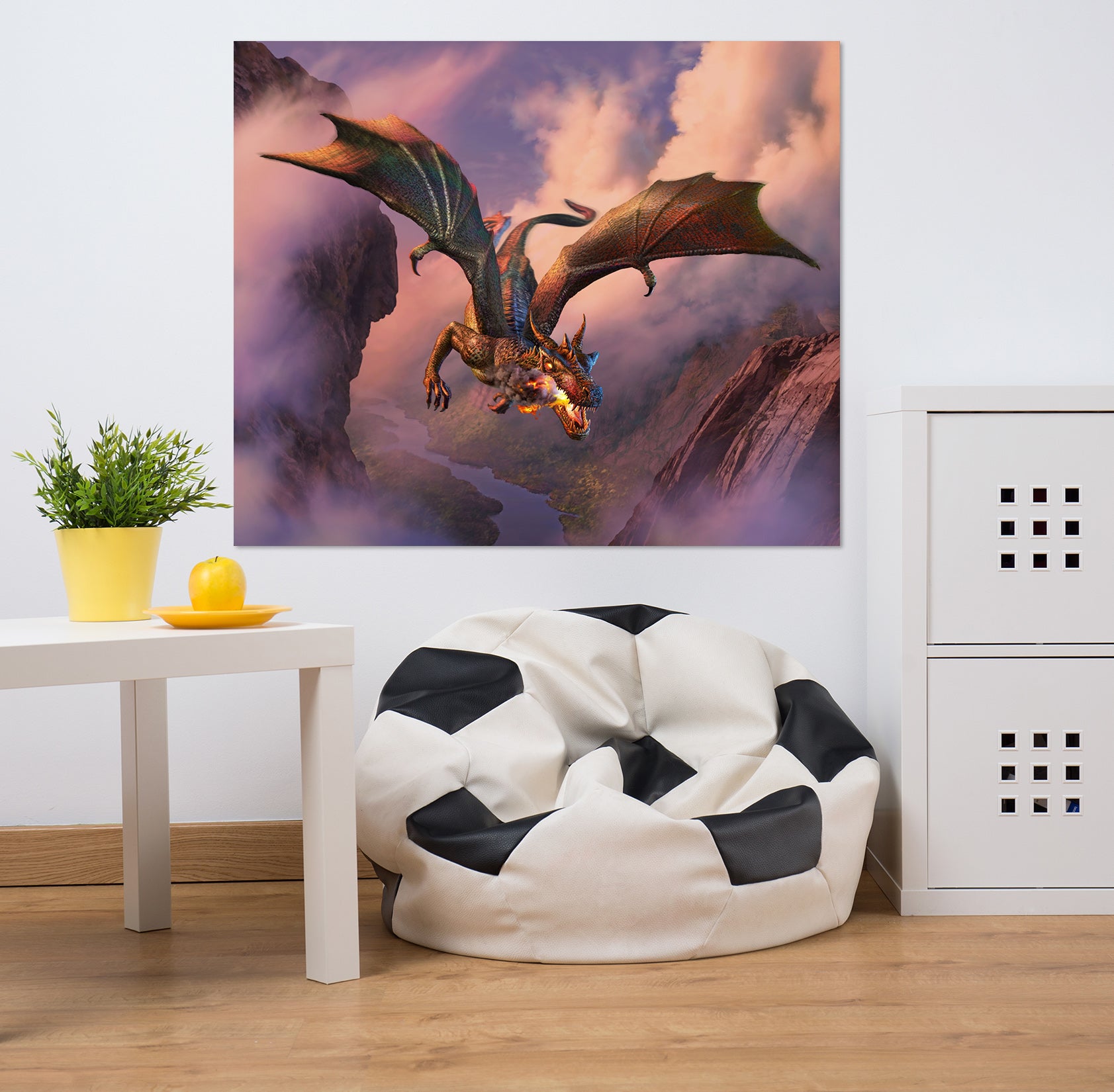 3D Fire Flight 018 Jerry LoFaro Wall Sticker