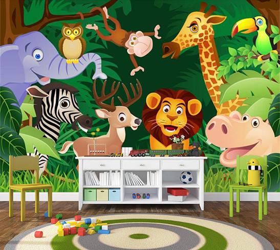 3D Forest Animals 573 Wallpaper AJ Wallpaper