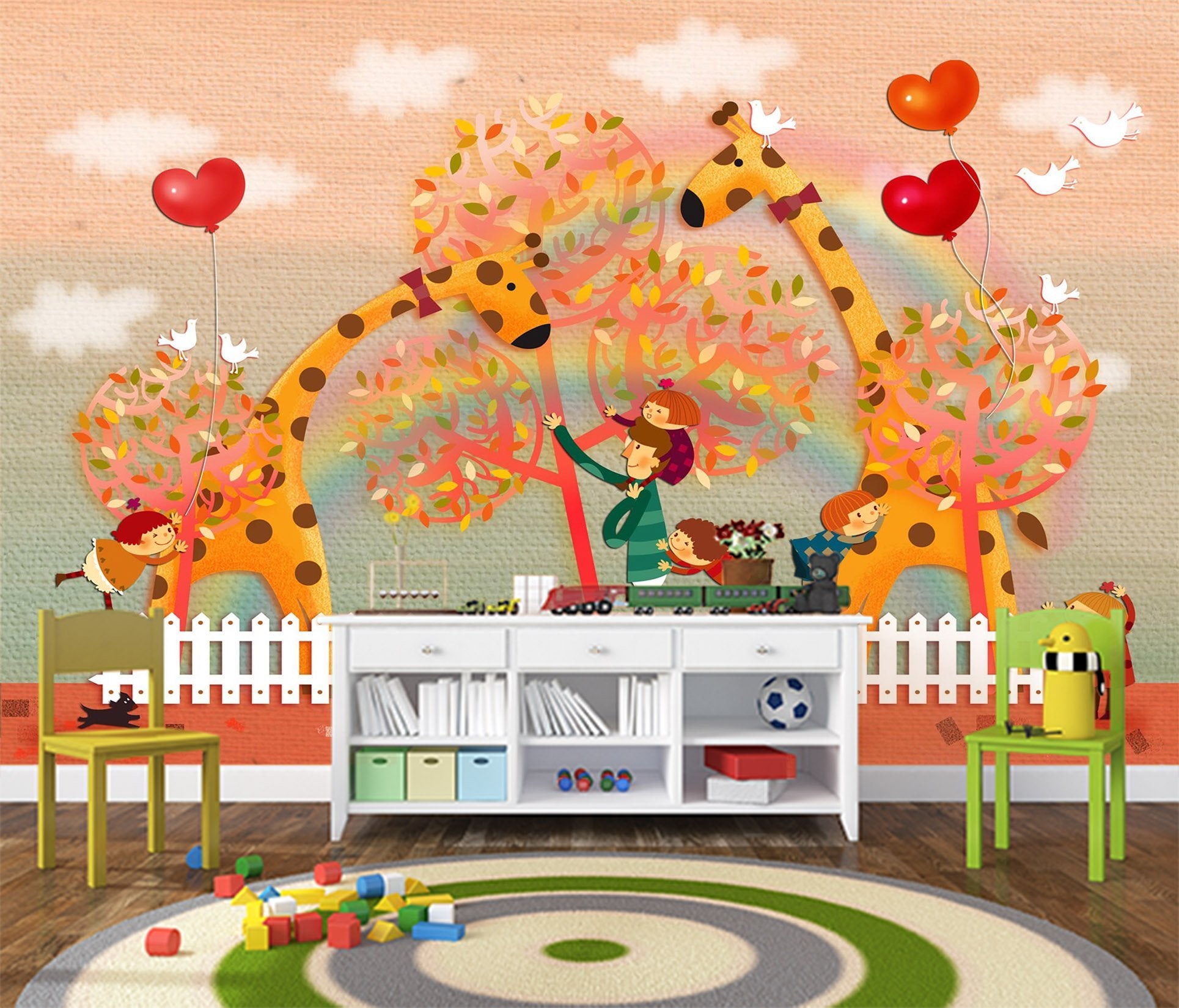 3D Touch Giraffe 758 Wallpaper AJ Wallpaper