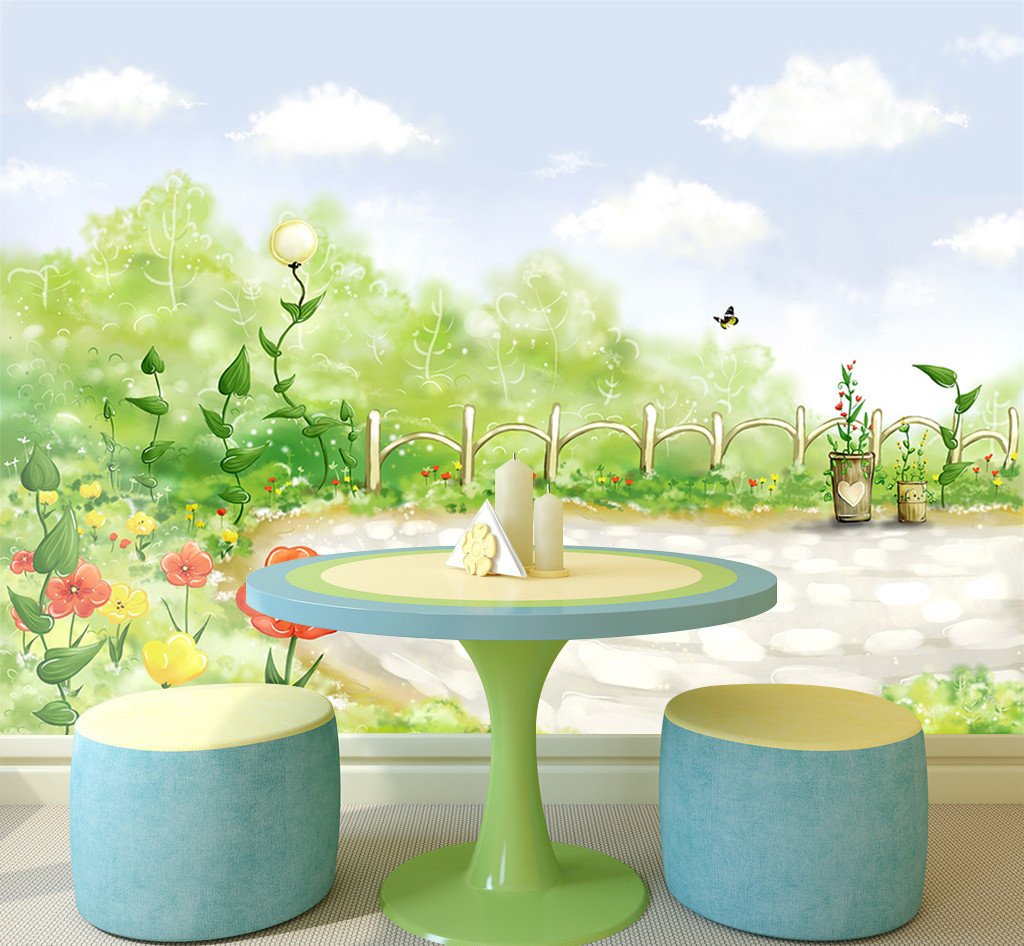 3D Farm Courtyard 674 Wallpaper AJ Wallpaper