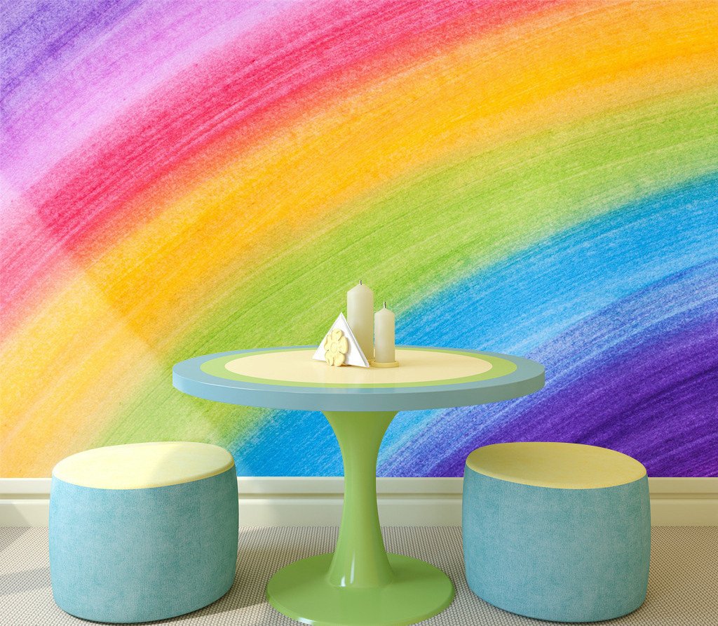 3D Color Rainbow 019 Wallpaper AJ Wallpaper