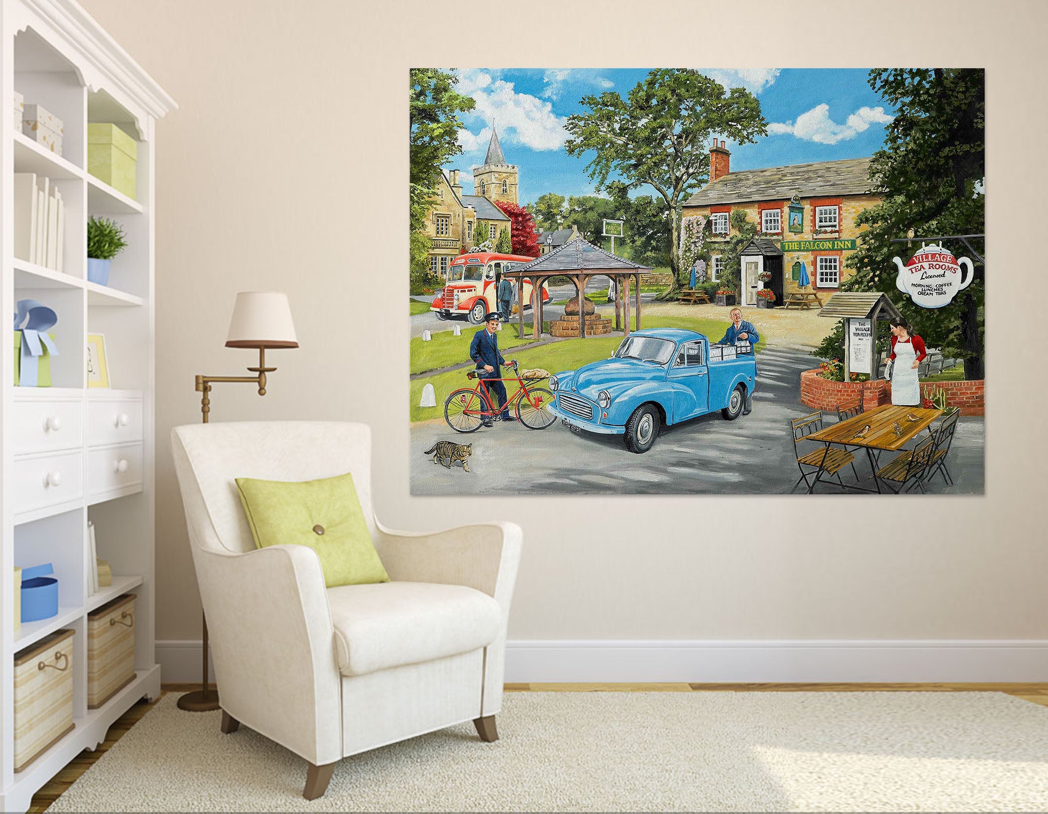 3D The Village Tearooms 086 Trevor Mitchell Wall Sticker