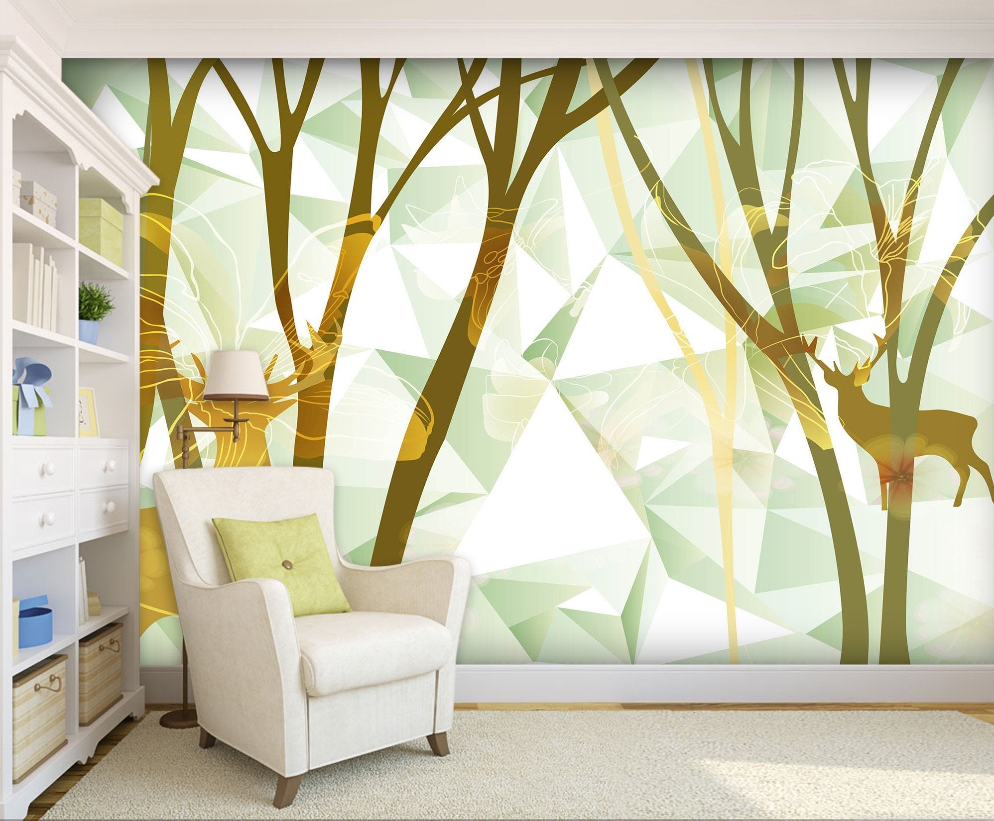 3D Deer Shadow 739 Wallpaper AJ Wallpaper