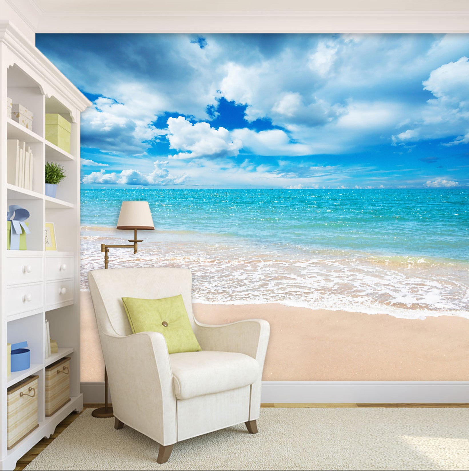 3D Blue Sea 1005 Wall Murals
