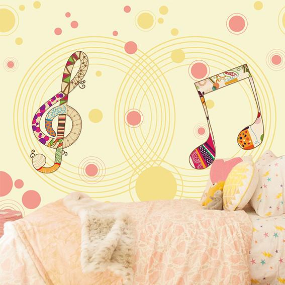 3D Music Note Wallpaper AJ Wallpapers