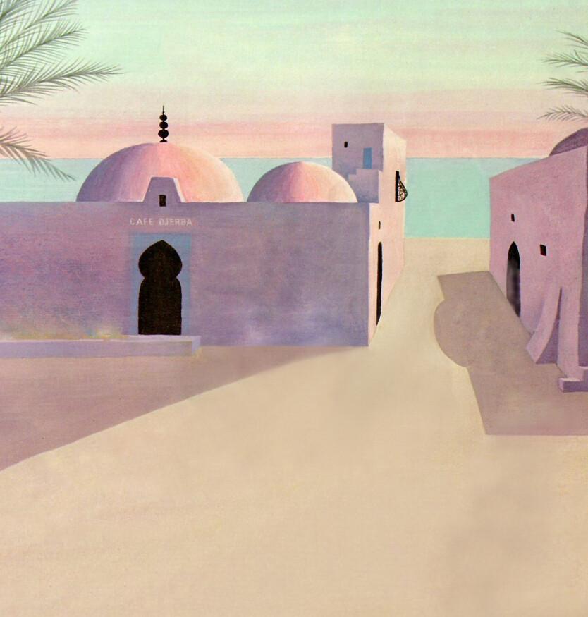 Beach Buildings Wallpaper AJ Wallpaper