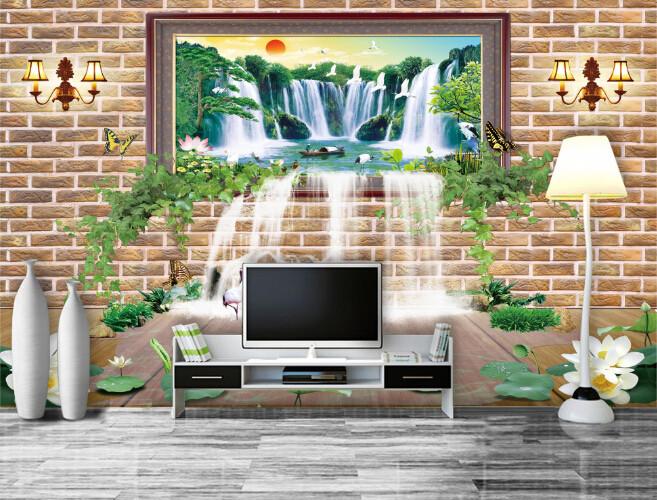 Flowing Lake Water Wallpaper AJ Wallpaper 2