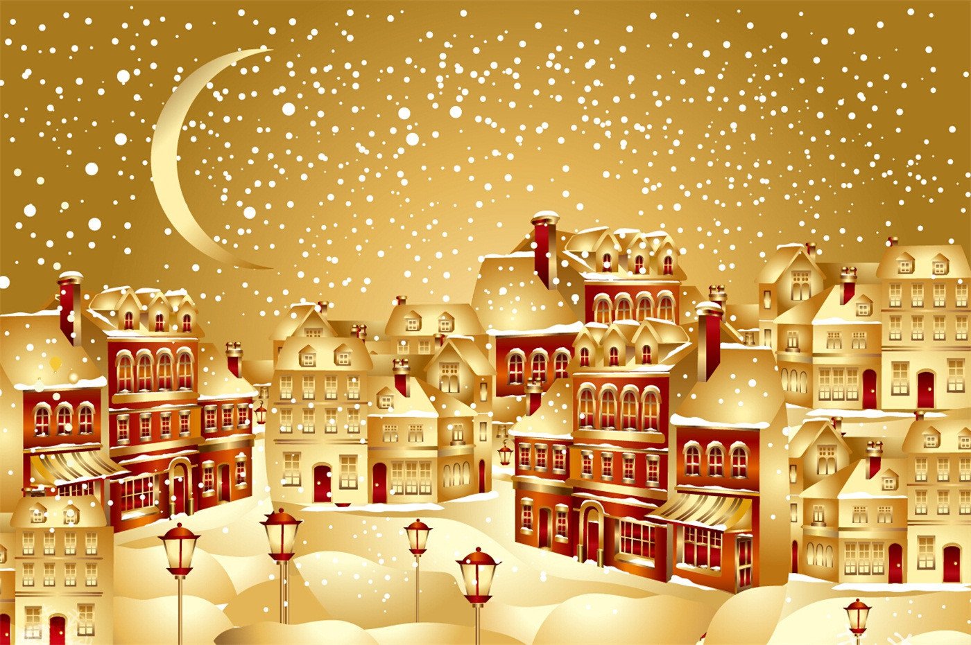 3D Christmas Moon And Star 63 Wallpaper AJ Wallpaper