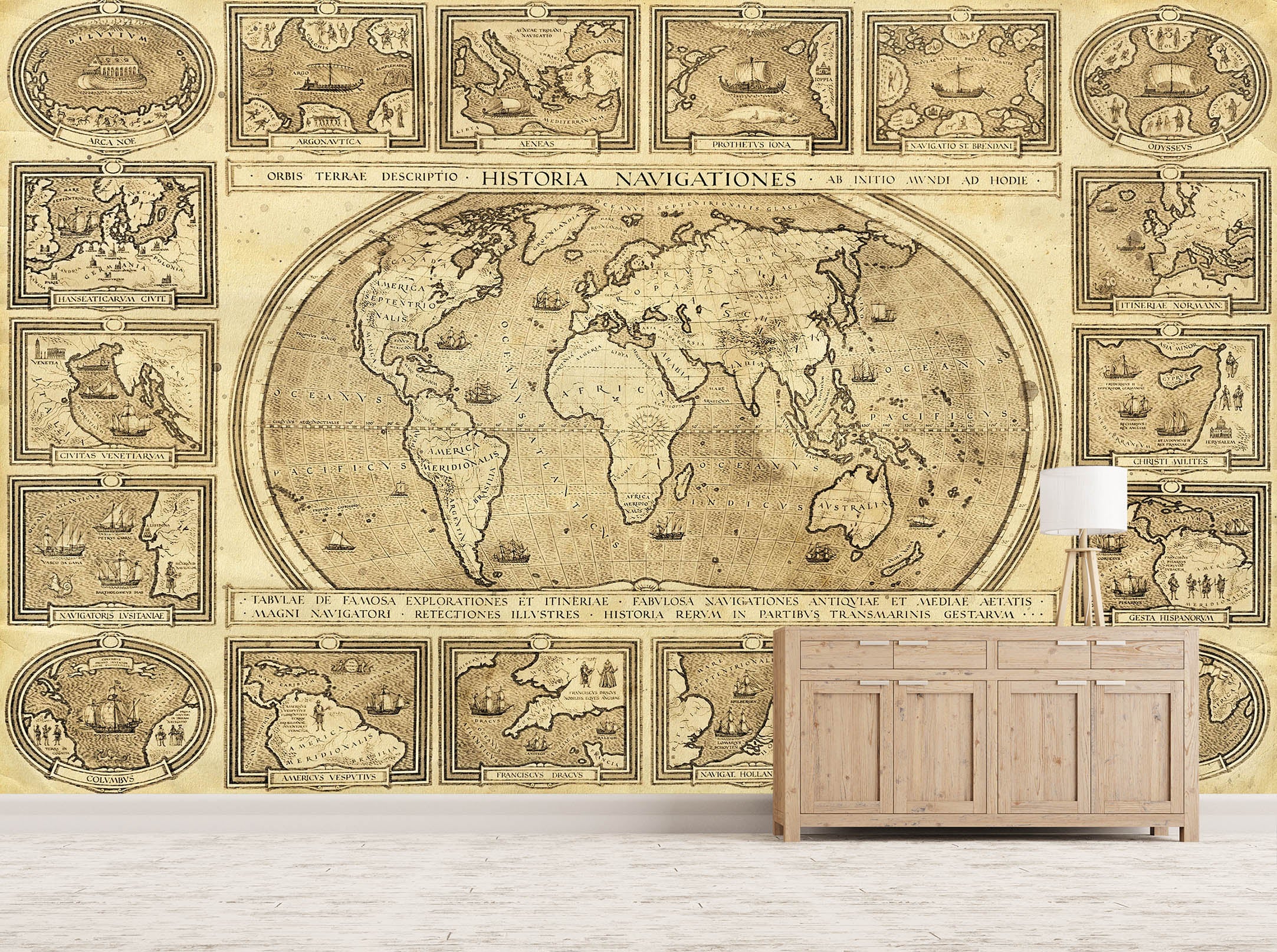 3D World Distribution 2026 World Map Wall Murals