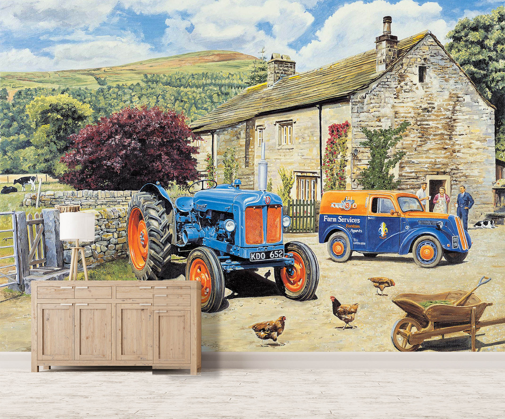 3D The New Major 1061 Trevor Mitchell Wall Mural Wall Murals