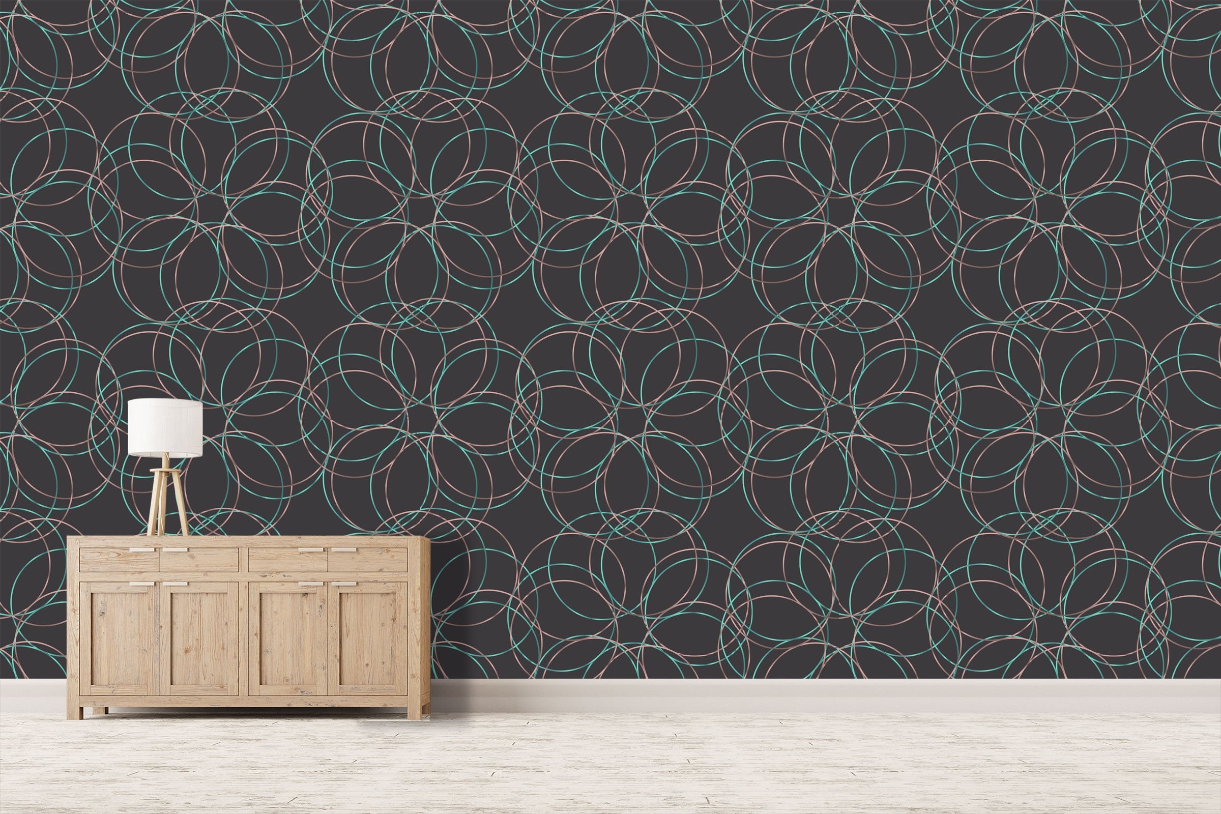 3D Colored Round Line 537 Wallpaper AJ Wallpaper