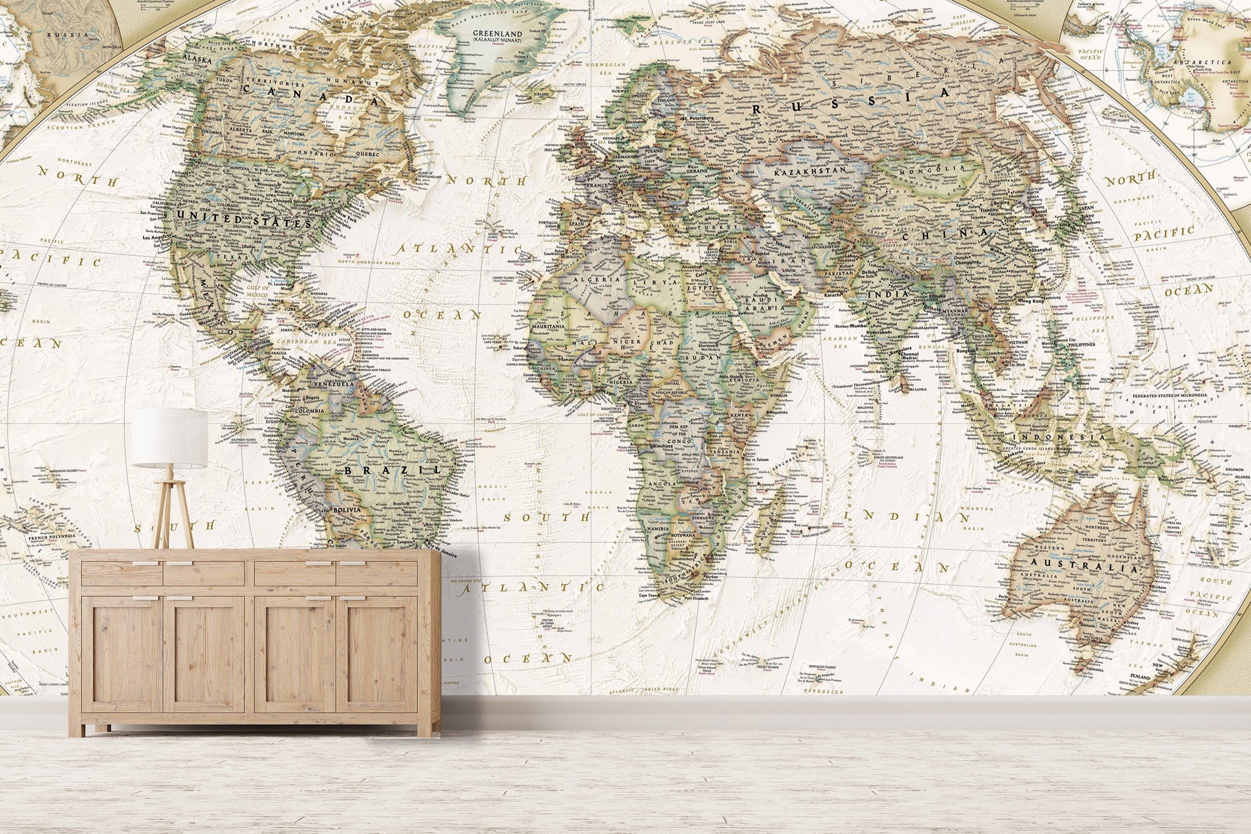 World Map 2 Wallpaper AJ Wallpaper