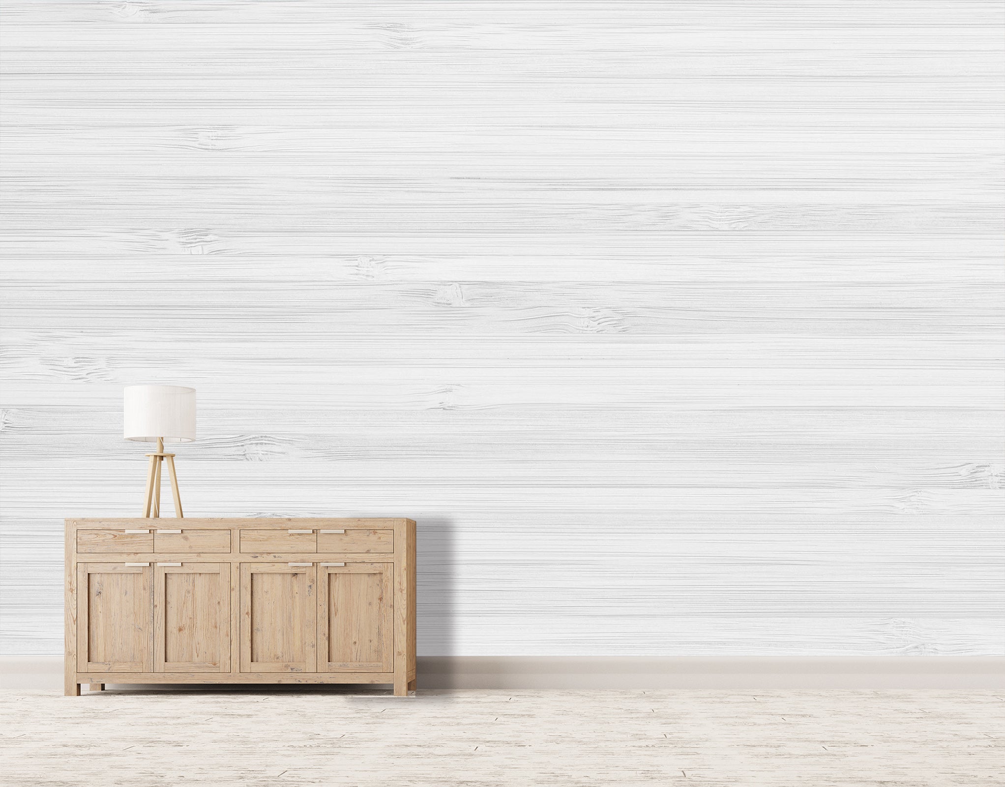 3D White Wooden Board 105 Wall Murals