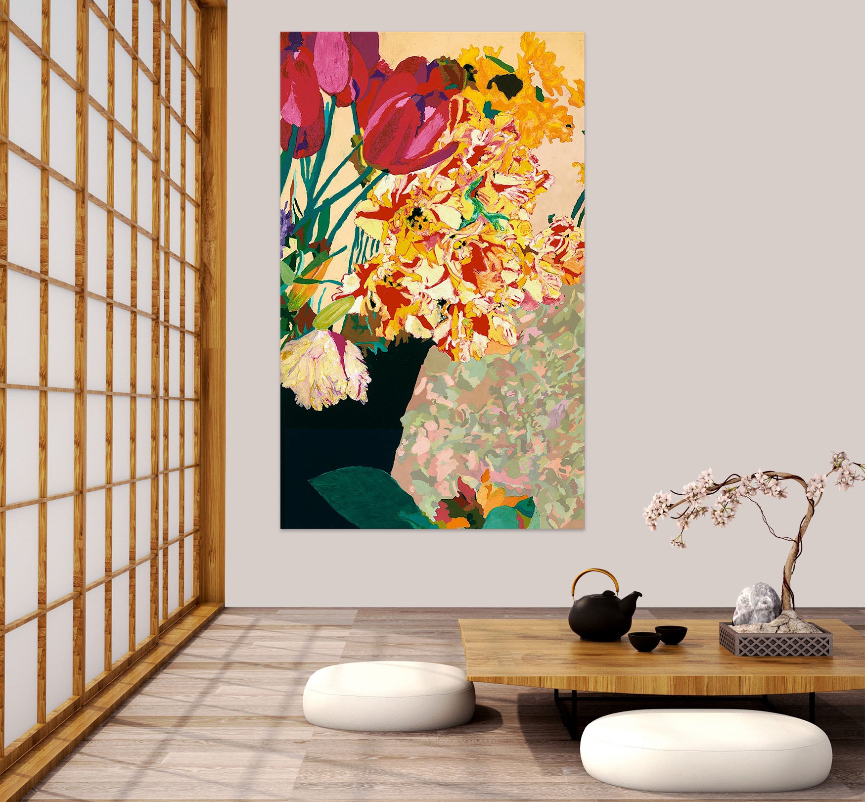 3D Fleurs 017 Allan P. Friedlander Wall Sticker