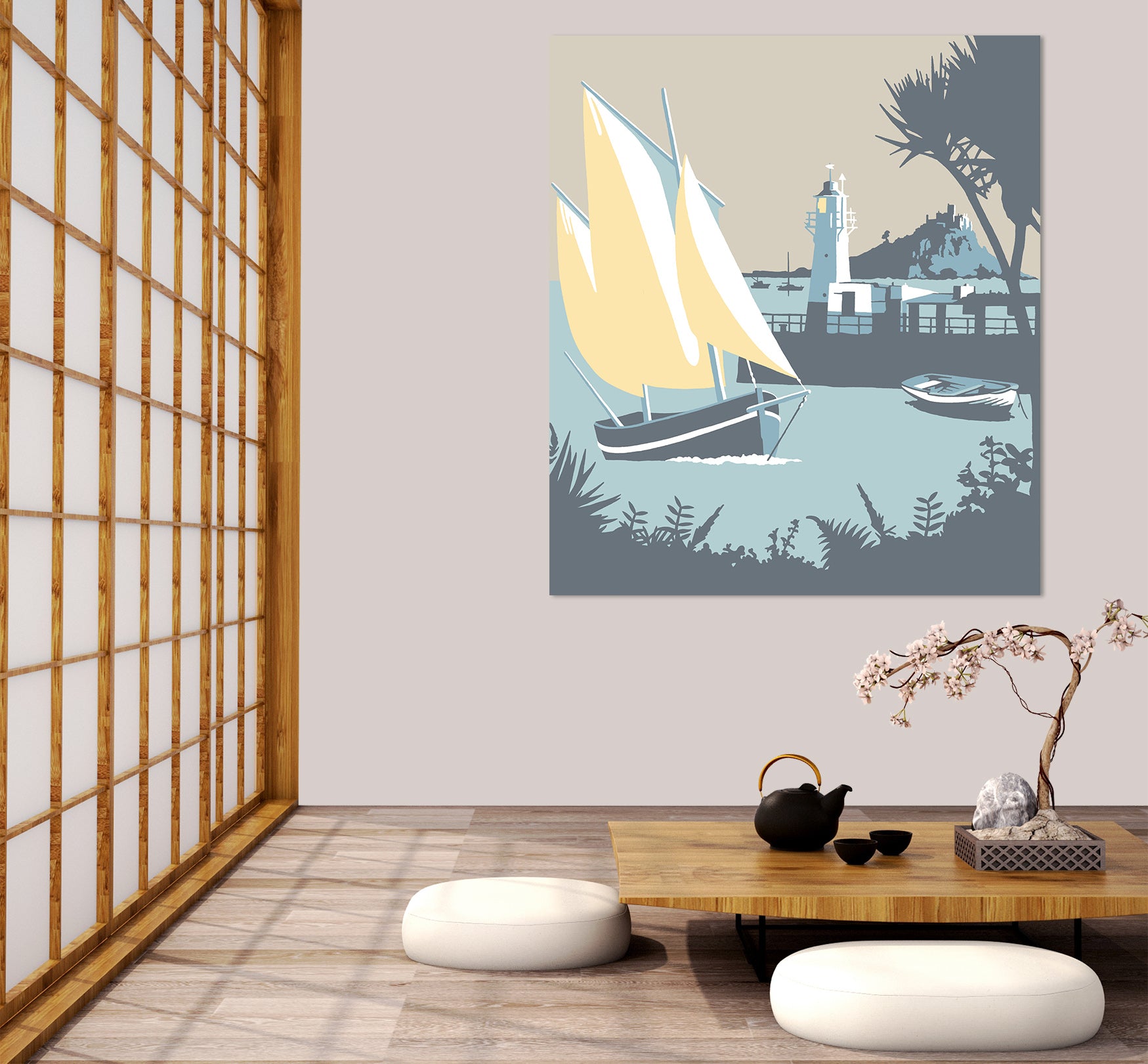 3D Newlyn 038 Steve Read Wall Sticker