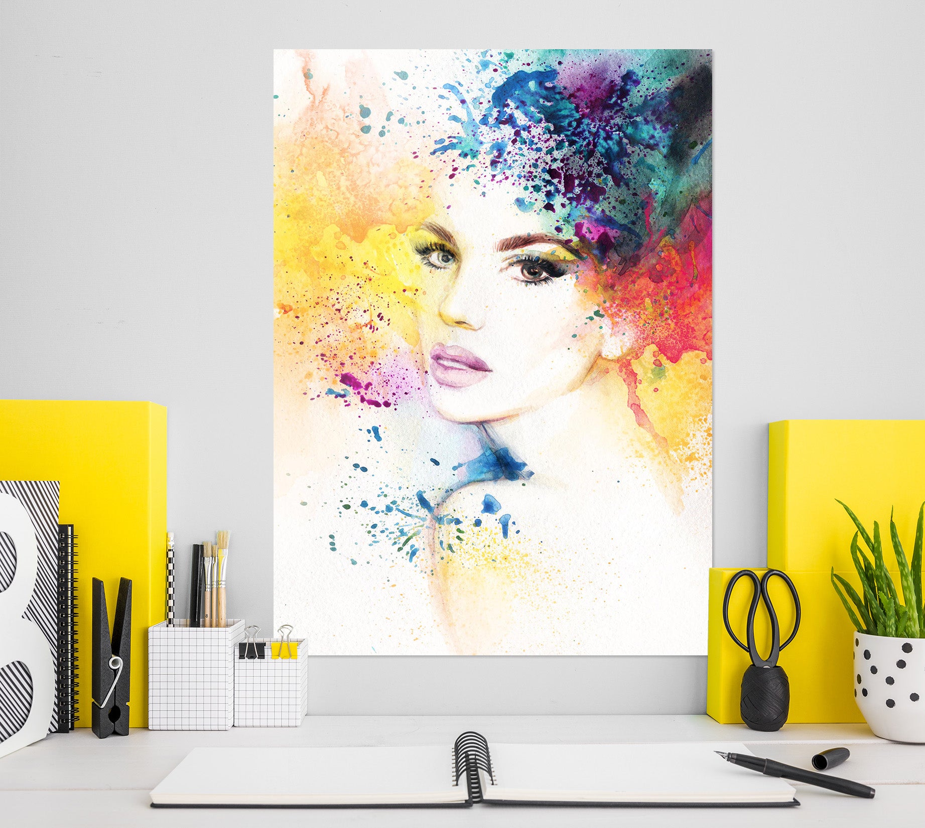 3D Model Woman 1011 Wall Sticker