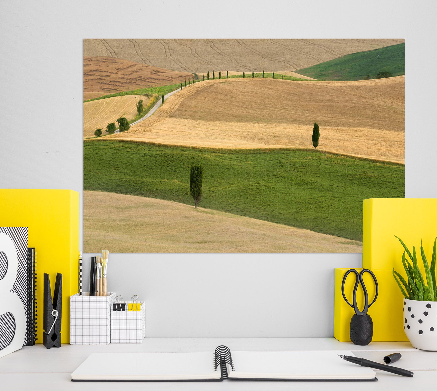 3D Desert Green 109 Marco Carmassi Wall Sticker