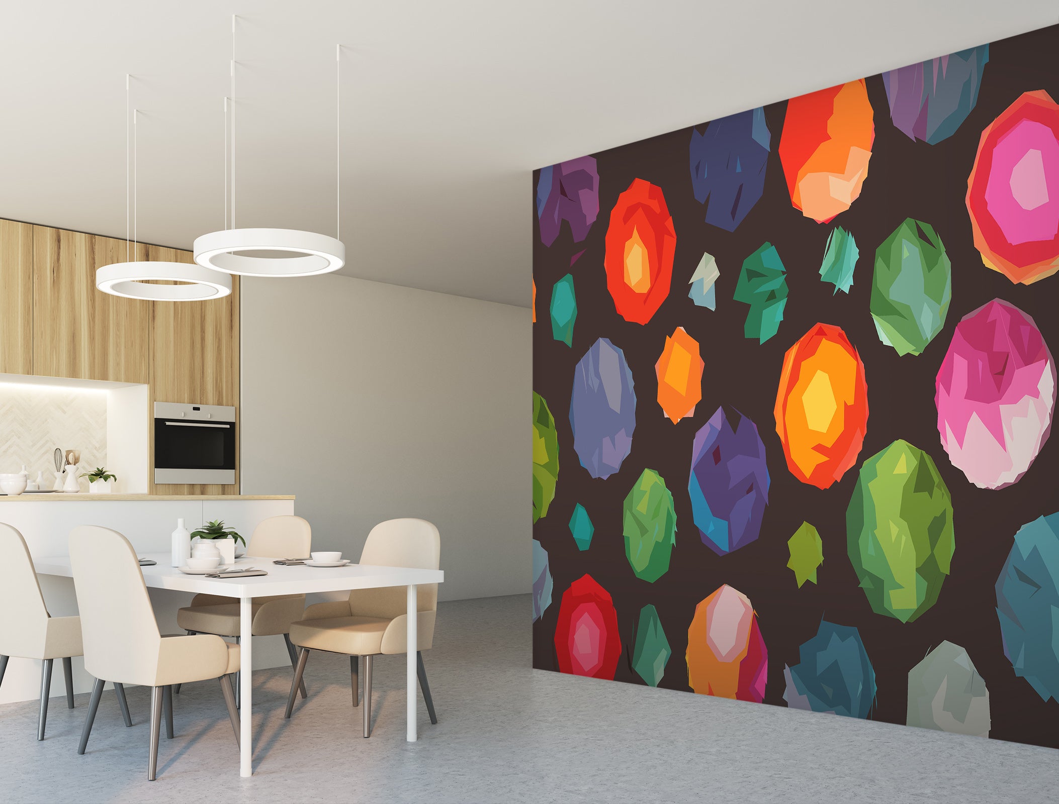 3D Colored Ball 1001 Shandra Smith Wall Mural Wall Murals