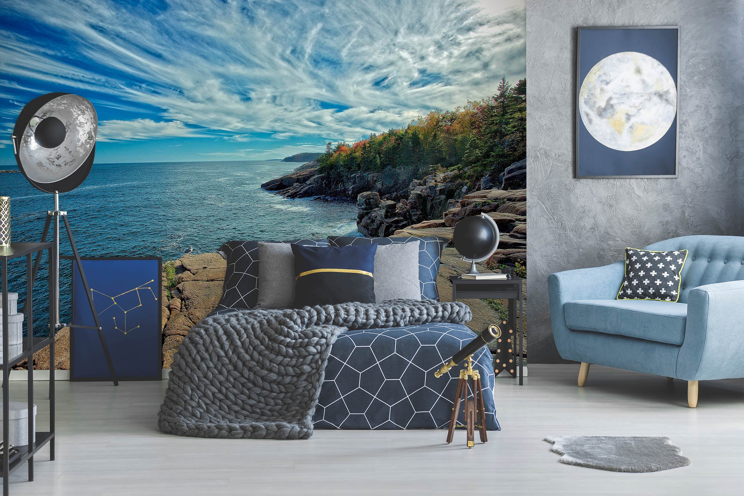 3D Coastal 62072 Kathy Barefield Wall Mural Wall Murals
