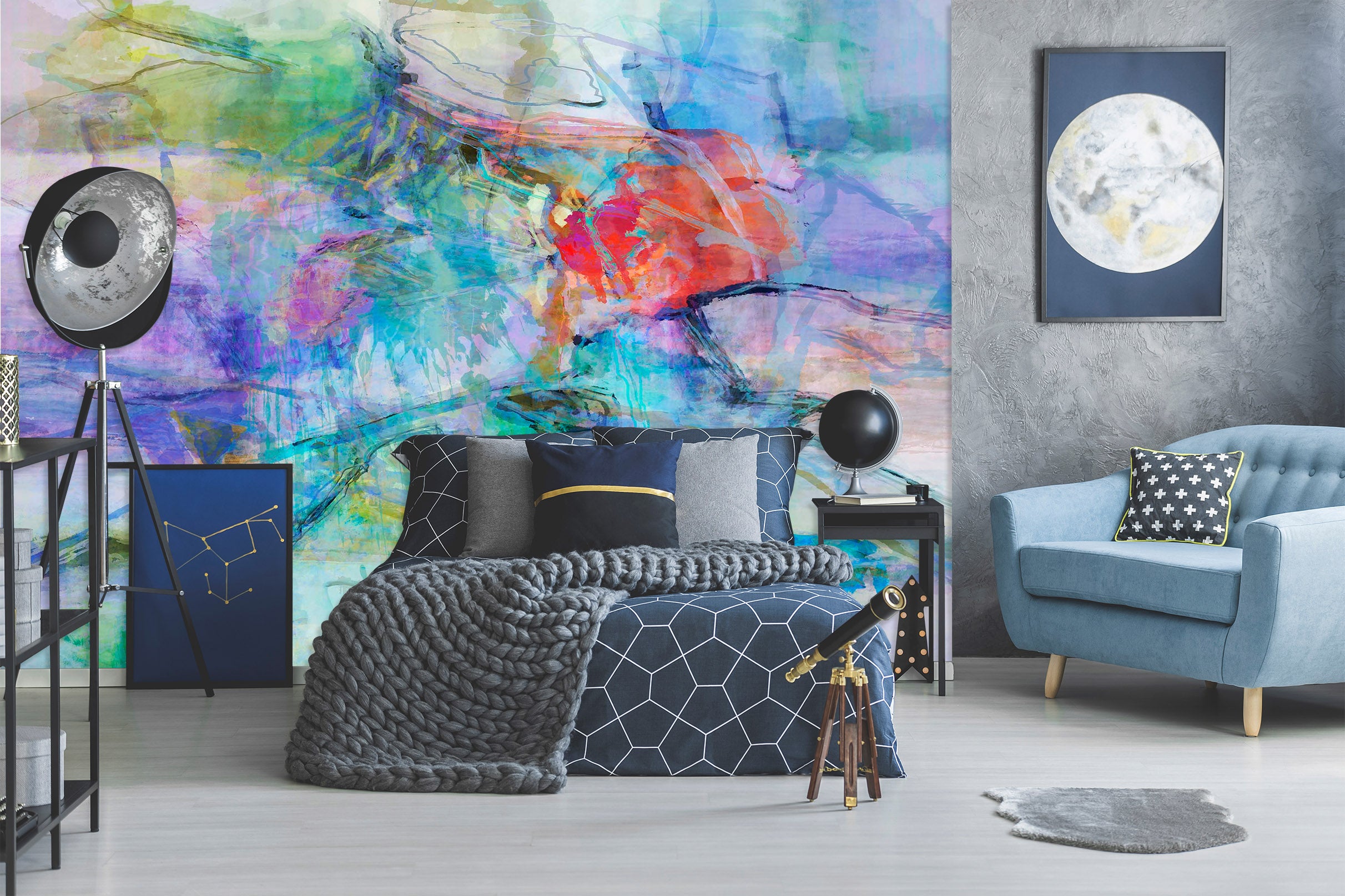 3D Painted Pattern 1521 Michael Tienhaara Wall Mural Wall Murals