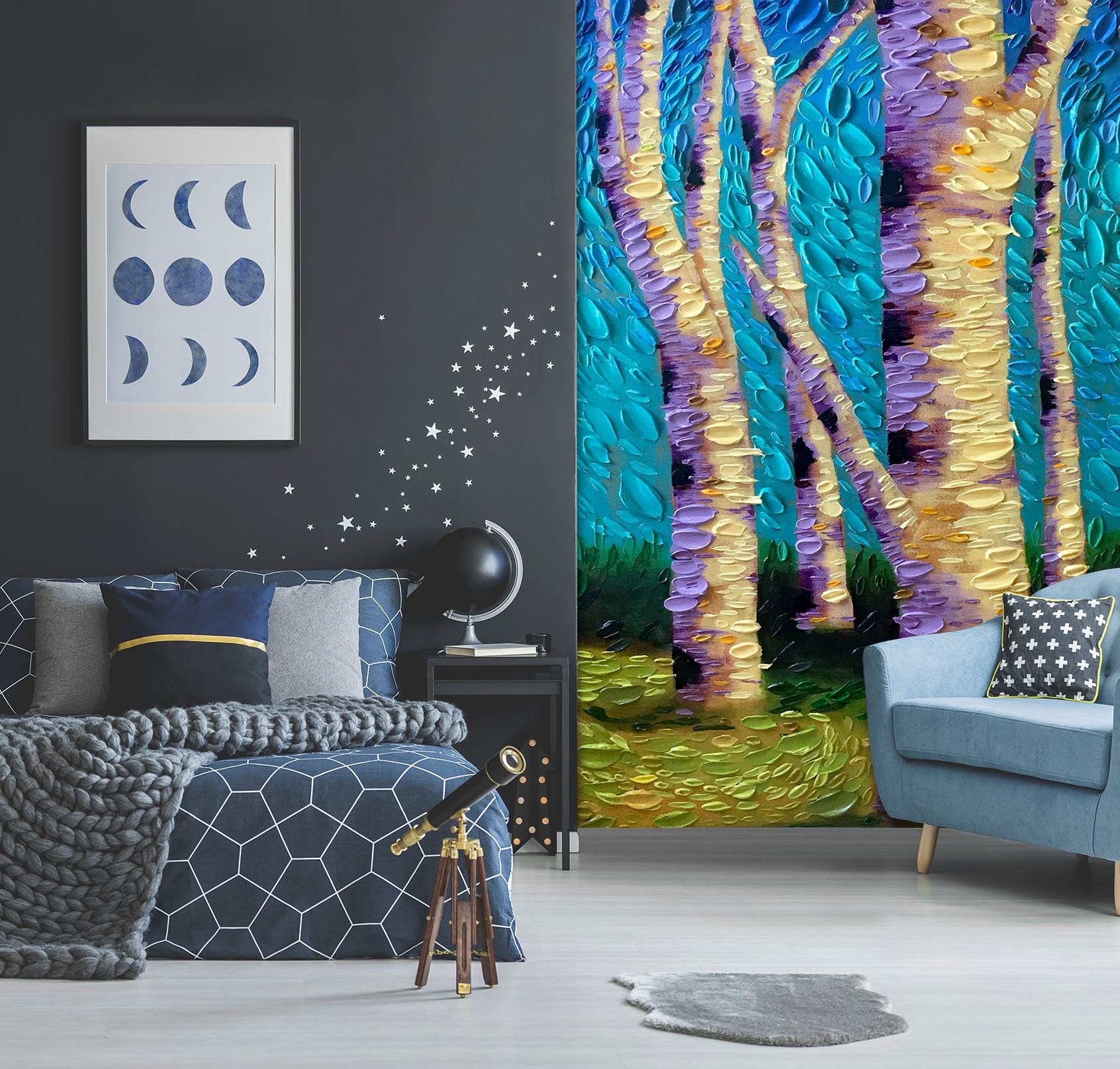 3D Abstract Tree 1399 Dena Tollefson Wall Mural Wall Murals Wallpaper AJ Wallpaper