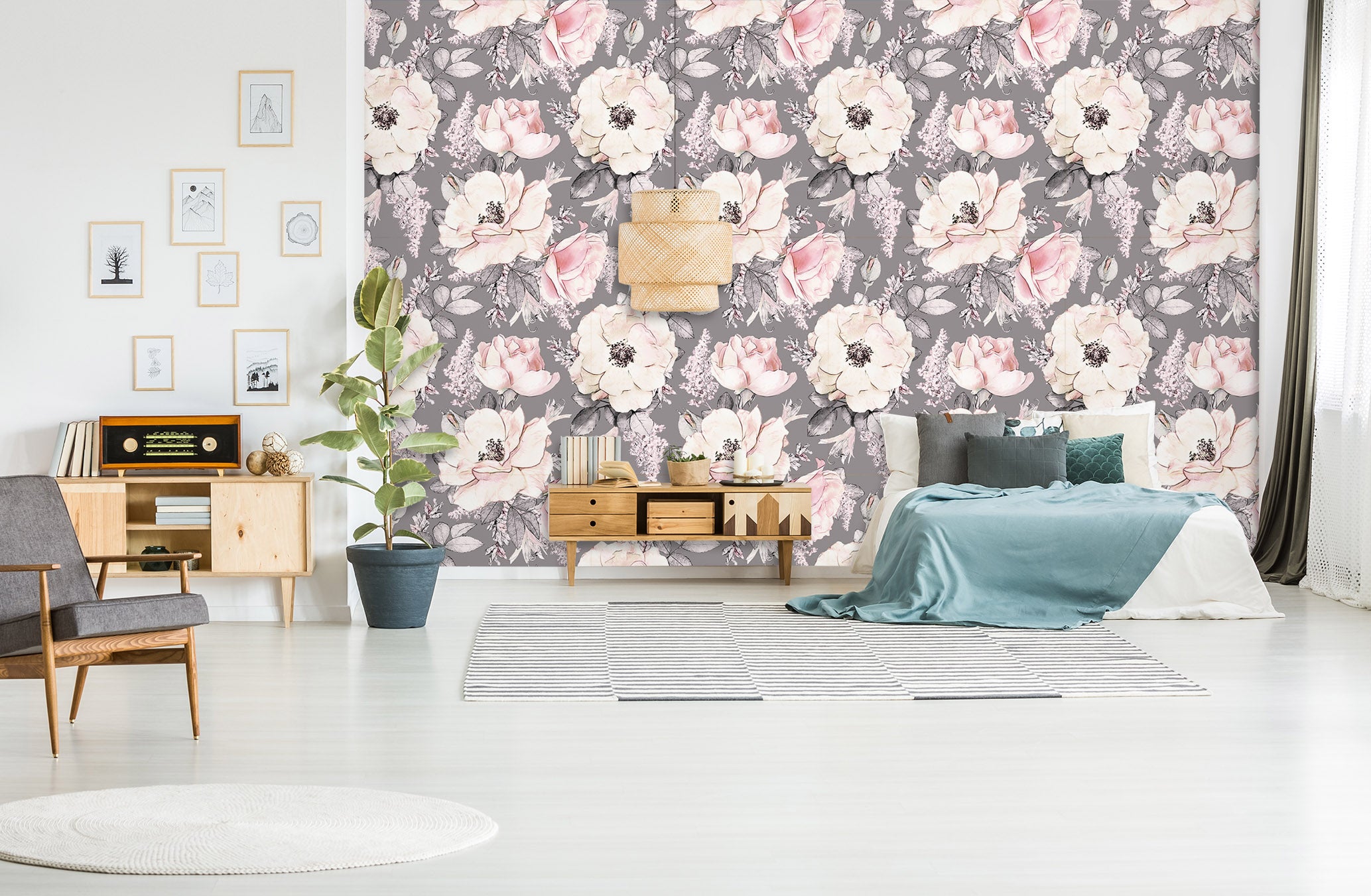 3D Flower 1674 Wall Murals