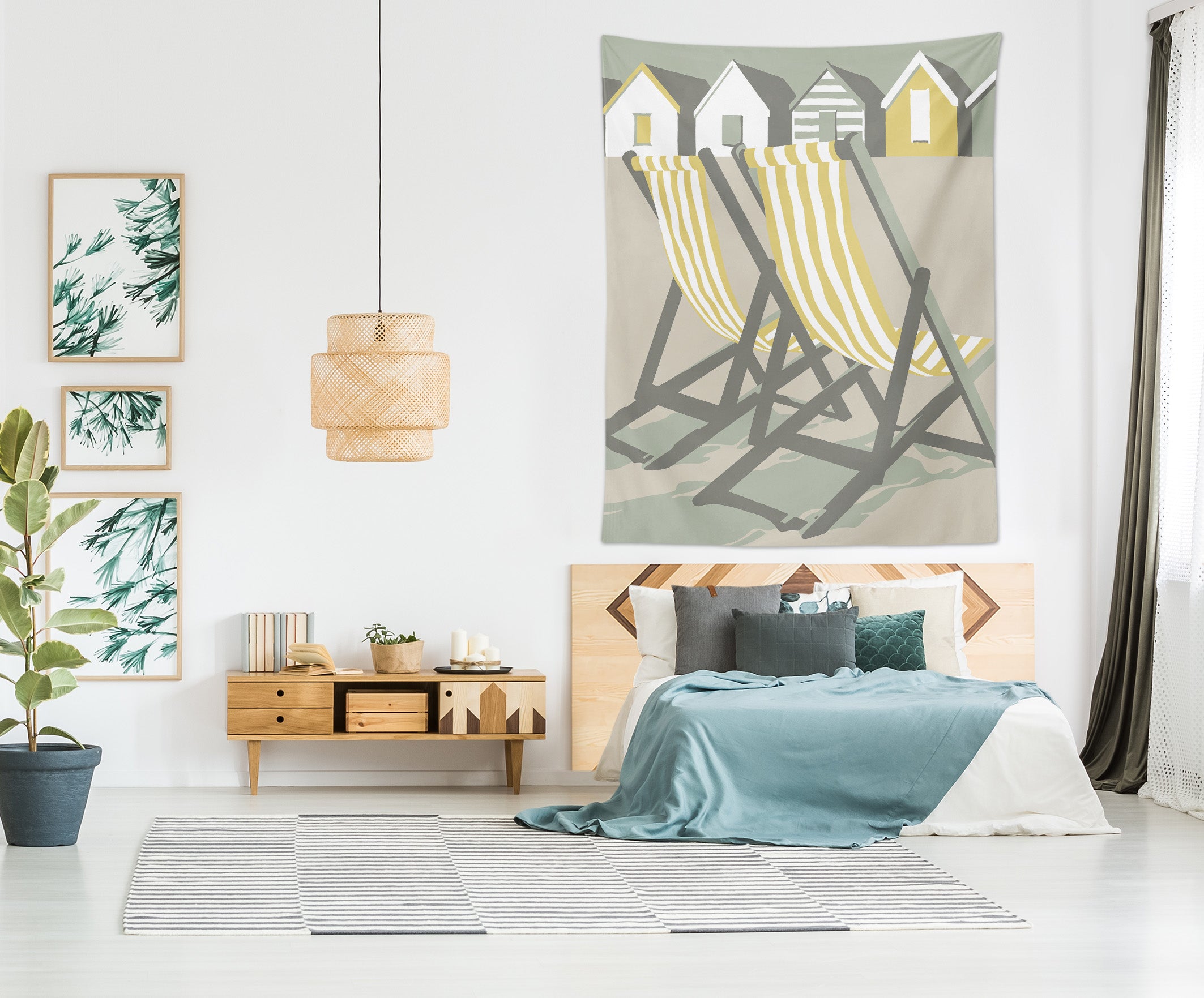 3D Two Chairs 5378 Steve Read Tapestry Hanging Cloth Hang