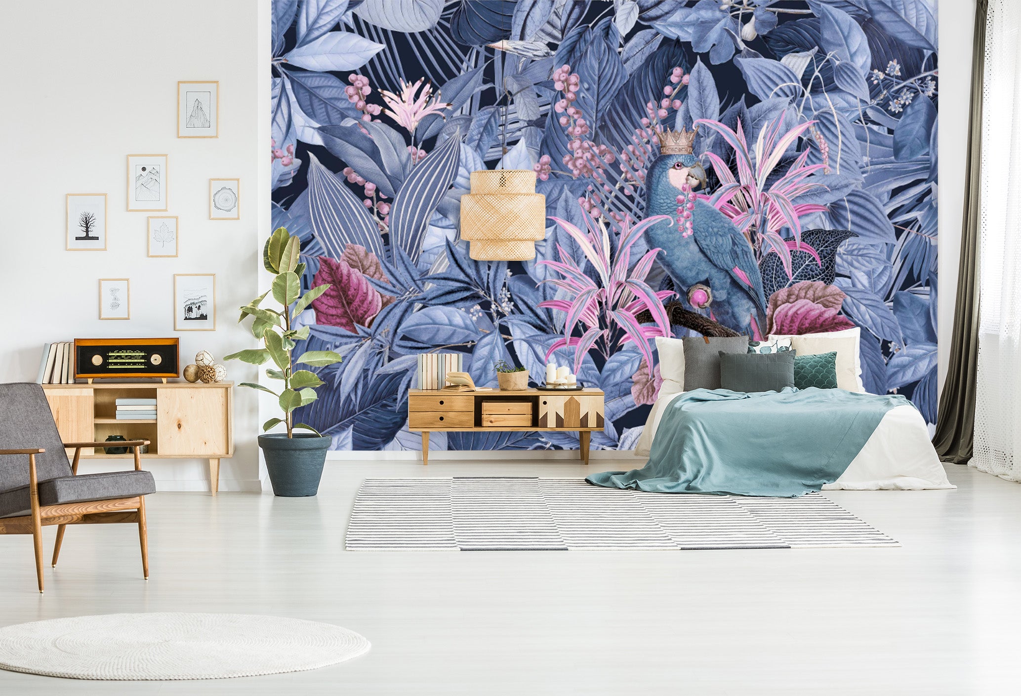 3D Purple Forest 1004 Andrea haase Wall Mural Wall Murals