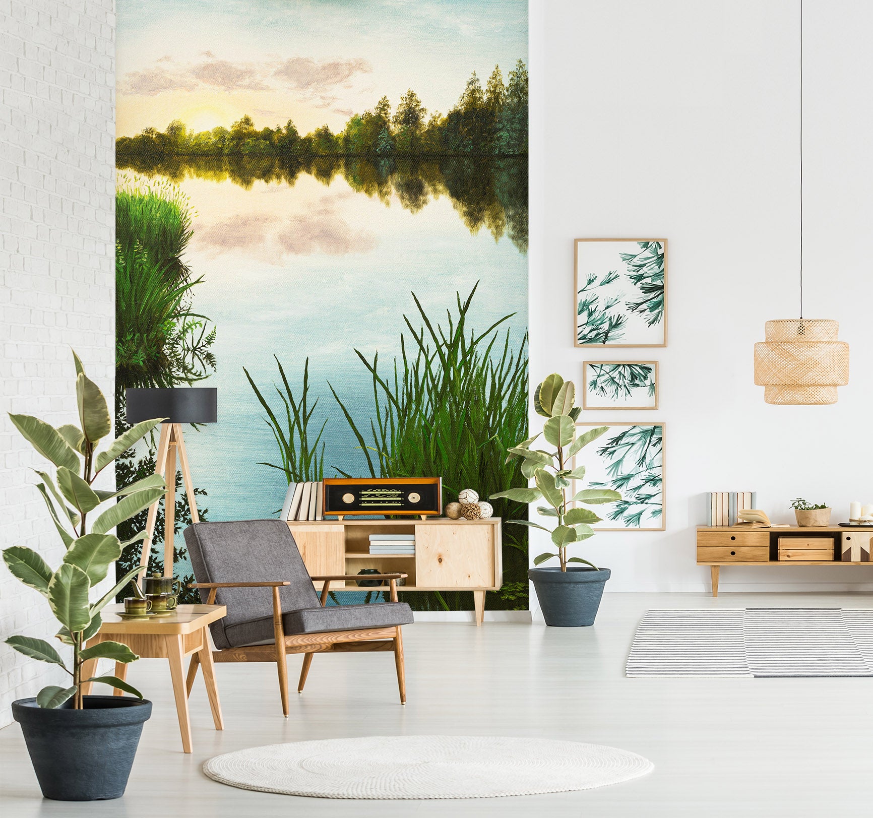 3D River Grass 1870 Marina Zotova Wall Mural Wall Murals