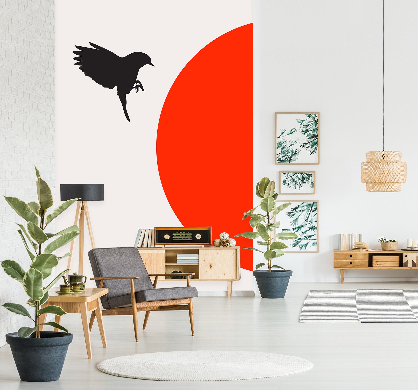 3D Black Hawk 1428 Boris Draschoff Wall Mural Wall Murals