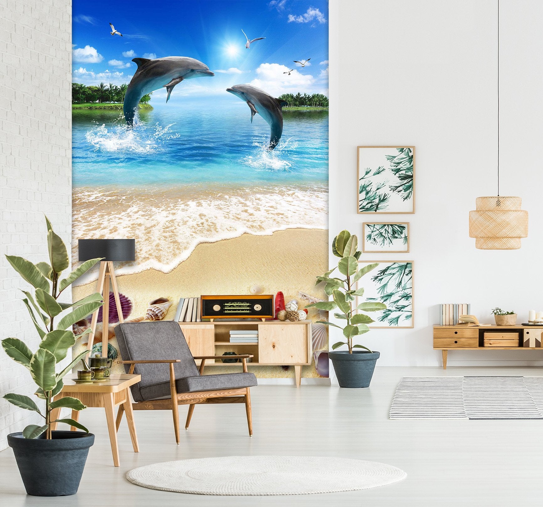 3D Beach Shells 1531 Wall Murals Wallpaper AJ Wallpaper