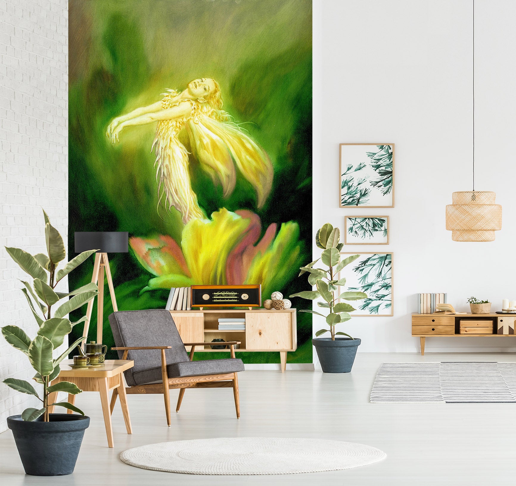 3D Flower Elf 7138 Ciruelo Wall Mural Wall Murals